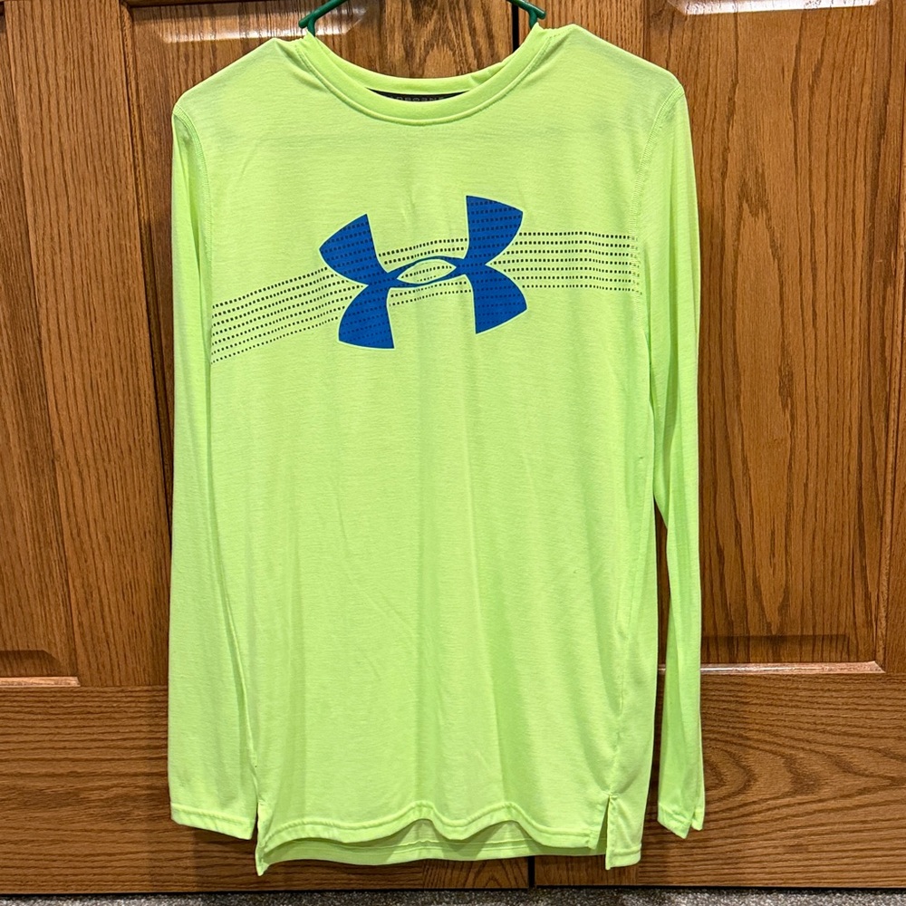 Under Armour Neon Green HeatGear Shirt